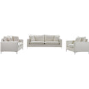 Meridian Naomi Cream Velvet Sofa IMAGE 15