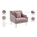 Meridian Roxy Pink Velvet Chair IMAGE 5
