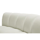 Meridian Infinity Cream Velvet 4 pc Modular Sectional IMAGE 9