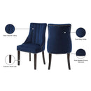 Meridian Oxford Navy Velvet Dining Chair IMAGE 6