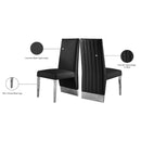 Meridian Porsha Black Vegan Leather Dining Chair IMAGE 10