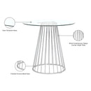 Meridian Gio Chrome Counter Height Table IMAGE 5