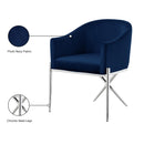 Meridian Xavier Navy Velvet Dining Chair IMAGE 6