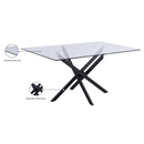Meridian Xander Matte Black Dining Table IMAGE 8