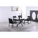 Meridian Bryce Black Vegan Leather Dining Chair IMAGE 10