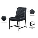Meridian Bryce Black Vegan Leather Dining Chair IMAGE 9