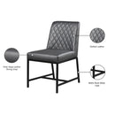 Meridian Bryce Grey Vegan Leather Dining Chair IMAGE 9