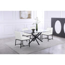 Meridian Bryce White Vegan Leather Dining Chair IMAGE 10