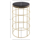 Meridian Rebar Grey Velvet Bar Stool IMAGE 3