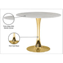 Meridian Holly Gold Dining Table (3 Boxes) IMAGE 5