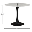 Meridian Holly Matte Black Dining Table (3 Boxes) IMAGE 4
