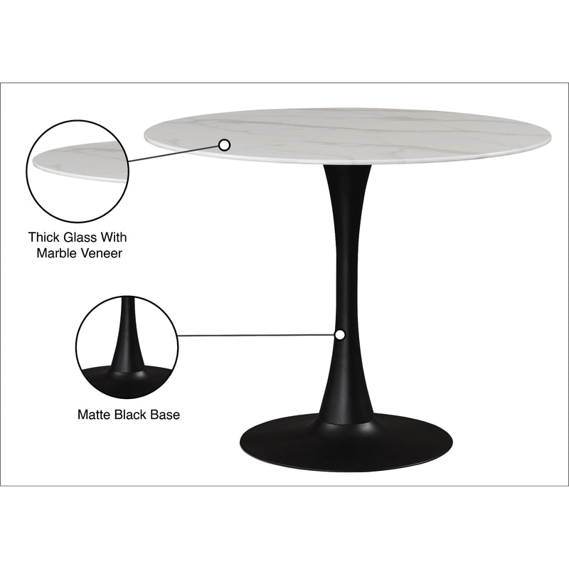 Meridian Holly Matte Black Dining Table (3 Boxes) IMAGE 5