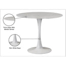 Meridian Holly White Dining Table (3 Boxes) IMAGE 5