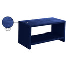 Meridian Cleo Navy Velvet Night Stand IMAGE 6