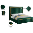 Meridian Dolce Green Velvet King Bed (3 Boxes) IMAGE 6