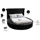 Meridian Luxus Black Velvet King Bed (3 Boxes) IMAGE 12