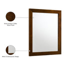 Meridian Reed Antique Coffee Mirror IMAGE 7