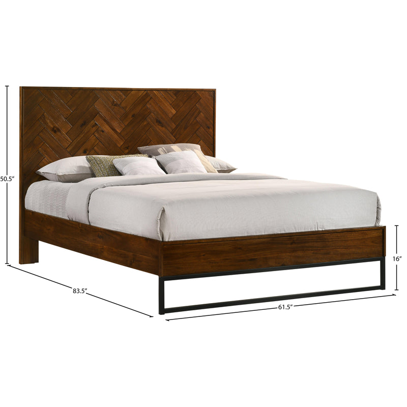 Meridian Reed Antique Coffee Queen Bed (3 Boxes) IMAGE 9