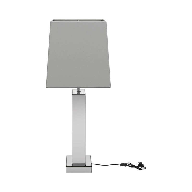  Coaster Furniture Carmen 920141 32-inch Tapered Shade Mirrored Table Lamp - Silver IMAGE 5