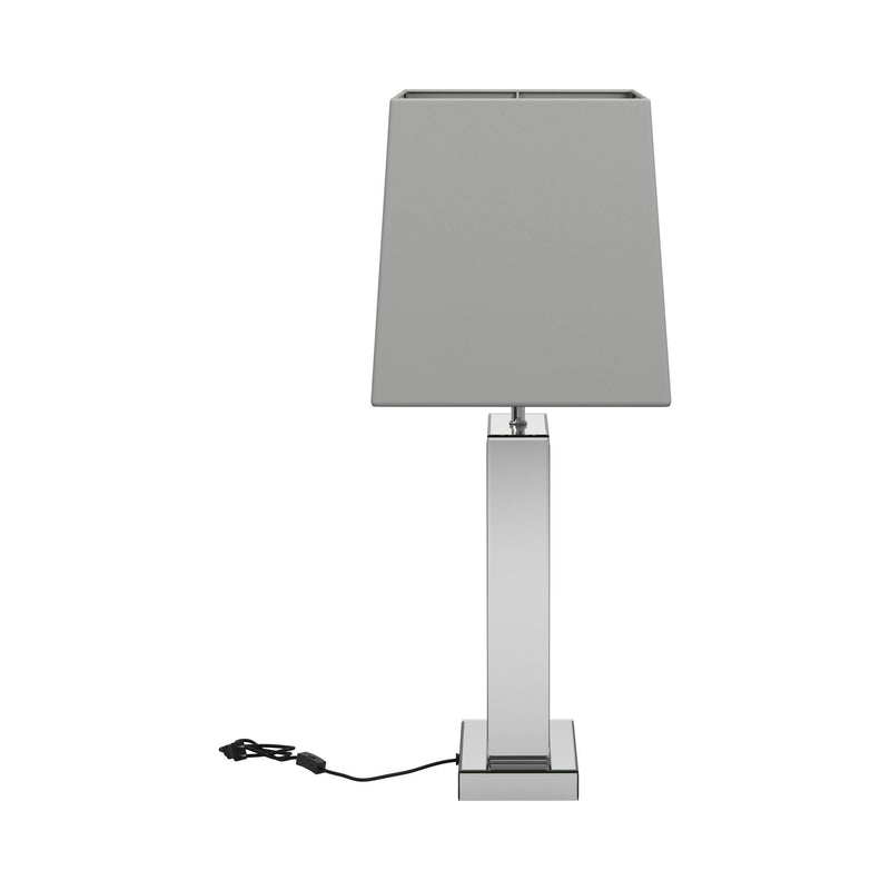  Coaster Furniture Carmen 920141 32-inch Tapered Shade Mirrored Table Lamp - Silver IMAGE 7