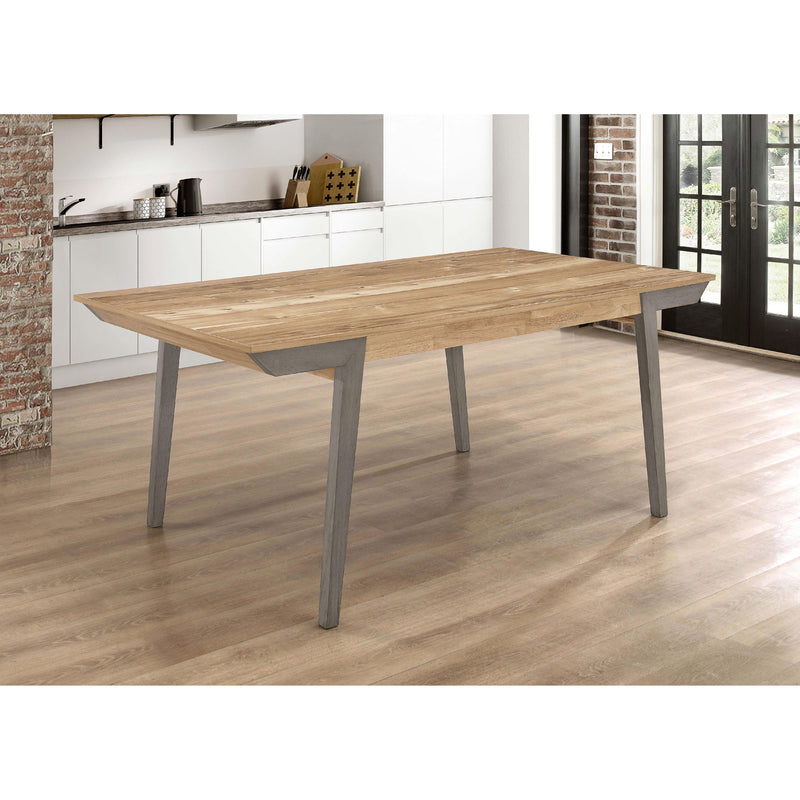Coaster Furniture Nogales 109811 Rectangular 71-inch Wood Dining Table - Coastal Grey IMAGE 4
