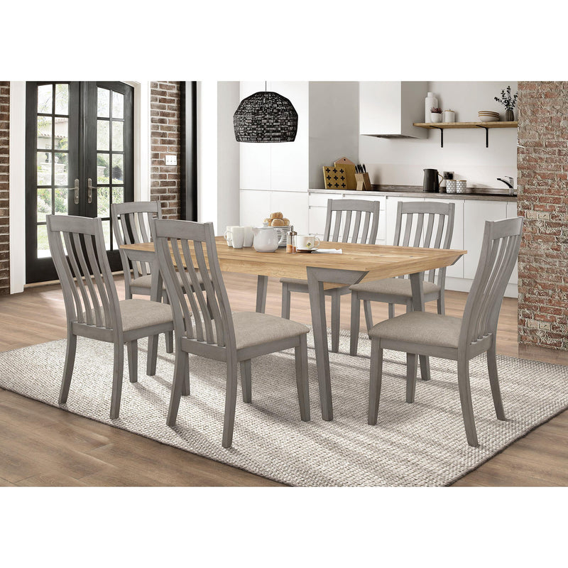 Coaster Furniture Nogales 109811 Rectangular 71-inch Wood Dining Table - Coastal Grey IMAGE 5