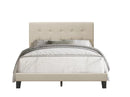 950Fog Velvet Queen Platform Bed
