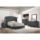  Coaster Furniture Melody 223385 5-Drawer Bedroom Chest - Grey IMAGE 2