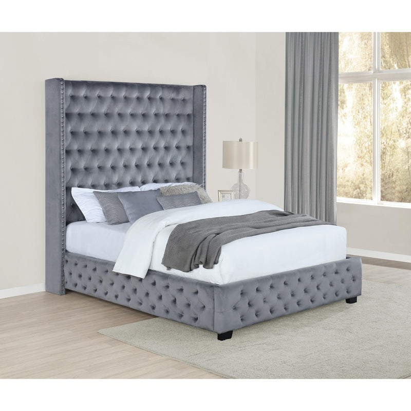 Coaster Furniture Rocori Queen Upholstered Platform Bed 306075Q IMAGE 3