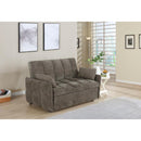  Coaster Furniture Cotswold 508308 Upholstered Convertible Sleeper Sofa Bed - Dark Grey IMAGE 4