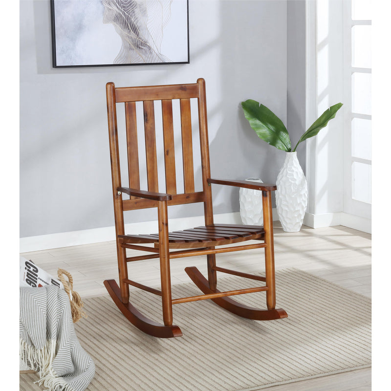 Coaster Furniture Rocking Wood Chair 609457 IMAGE 2