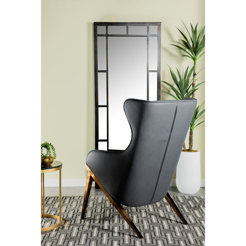 Coaster Furniture Walker 903053 Upholstered high Wingback Accent Chair - Slate IMAGE 3