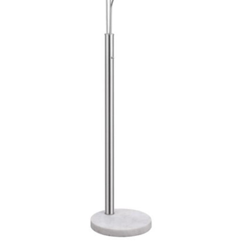 Coaster Furniture Jirou 923238 84-inch Drum Shade Tree Floor Lamp - Satin Nickel IMAGE 3