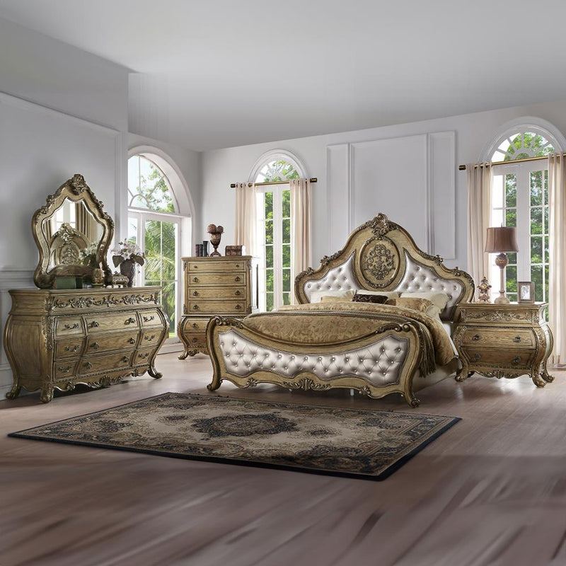 Acme Furniture Ragenardus 26307EK EK Bed IMAGE 4