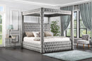 B568-Grey Queen Bed