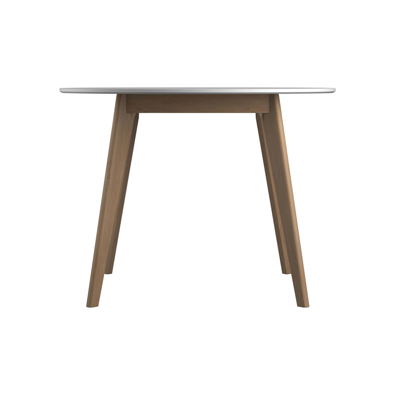  Coaster Furniture Breckenridge 192790 Round 40-inch Round Dining Table - Matte White IMAGE 2