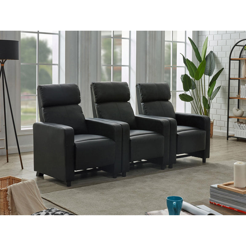 Coaster Furniture Toohey 600181-S3B 3 pc Home Theater Seating IMAGE 10