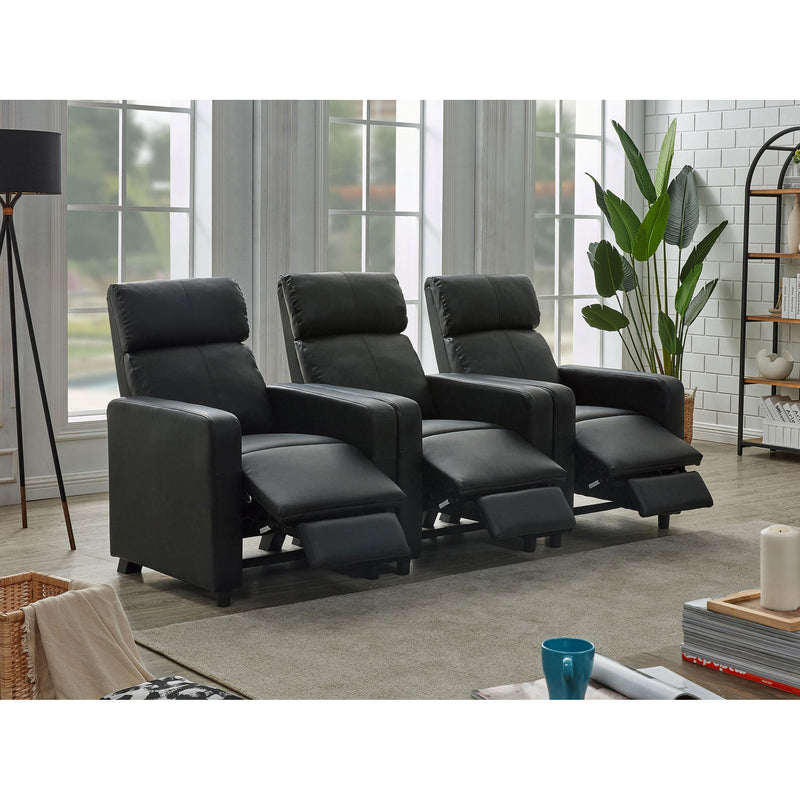  Coaster Furniture Toohey 600181-S3B 3 pc Home Theater Seating IMAGE 11