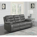 Coaster Furniture Flamenco Power Reclining Leatherette Sofa 610204P IMAGE 5