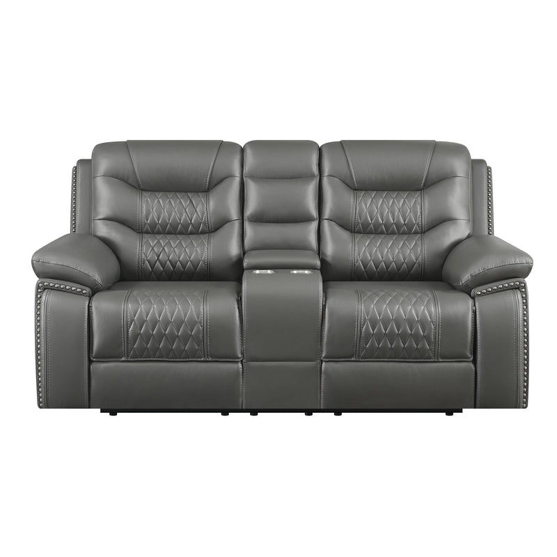 Coaster Furniture Power Reclining Leatherette Loveseat 610205P IMAGE 2