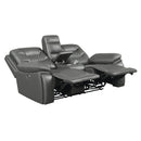 Coaster Furniture Power Reclining Leatherette Loveseat 610205P IMAGE 4