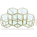 Meridian Sei Brushed Gold Coffee Table IMAGE 4