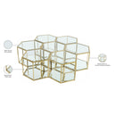 Meridian Sei Brushed Gold Coffee Table IMAGE 5