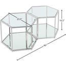 Meridian Sei Chrome Coffee Table IMAGE 4