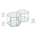 Meridian Sei Chrome Coffee Table IMAGE 5