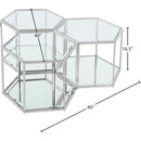 Meridian Sei Chrome Coffee Table IMAGE 4