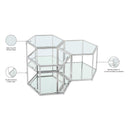 Meridian Sei Chrome Coffee Table IMAGE 5