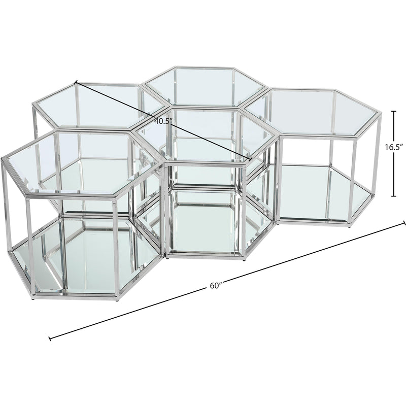 Meridian Sei Chrome Coffee Table IMAGE 4