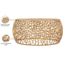 Meridian Priya Gold Coffee Table IMAGE 6