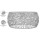 Meridian Priya Silver Coffee Table IMAGE 6
